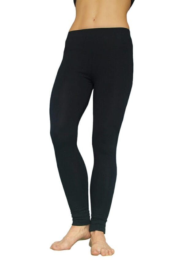 This is a photograph of Bamboo Clothing, Full Length Leggings, available from Bamboo Creations Victoria