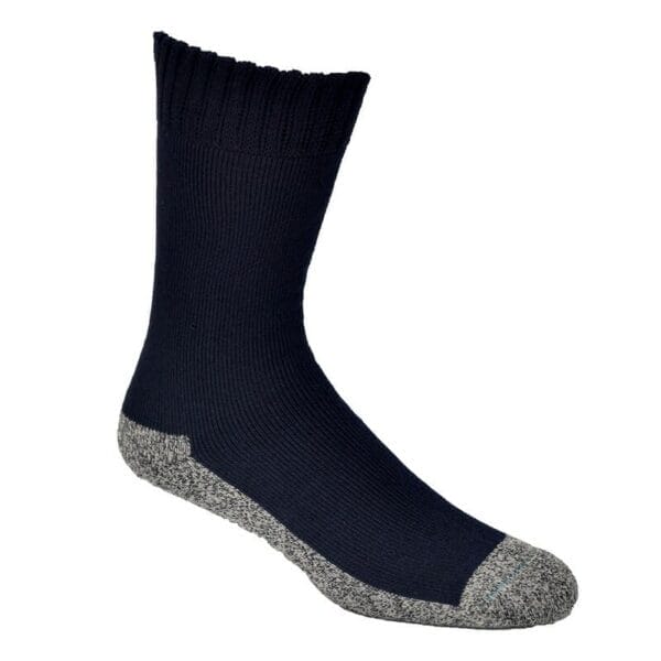This is a photograph of Bamboo Clothing, Bamboo 3-Yarn Sock in Navy, available from Bamboo Creations Victoria