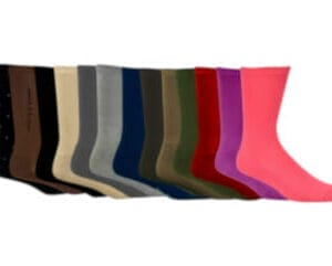 Comfort Bamboo Fibre Business Socks available in multiple colours from Bamboo Creations Victoria
